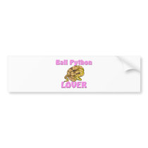 Ball Python Lover bumper stickers
