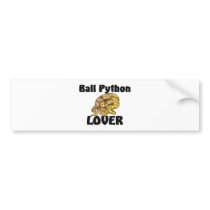 Ball Python Lover bumper stickers