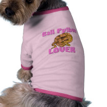 Ball Python Lover pet clothing by AnimalShirts Ball Python Lover pet clothing