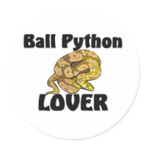 Ball Python Lover stickers by AnimalShirts Ball Python Lover stickers