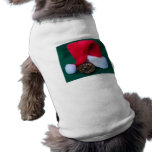 Ball Python next to Santa Hat, snake Christmas Dog T-shirt