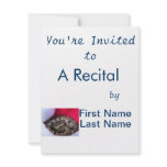 Ball Python Snake in Santa hat picture Custom Invitation
