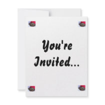 Ball Python Snake in Santa hat picture Invitations