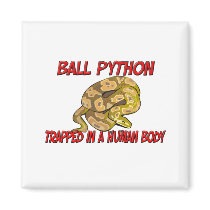 Ball Python trapped in a human body magnets