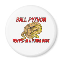 Ball Python trapped in a human body magnets