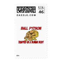 Ball Python trapped in a human body postage