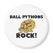 Ball Pythons Rock magnets