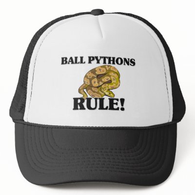 BALL PYTHONS Rule! Hats by AnimalShirts