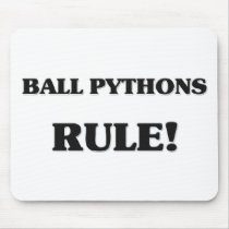 Ball Pythons Rule mousepads by AnimalShirts Ball Pythons Rule mousepads