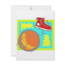 Ball & Shoes Personalized Invite