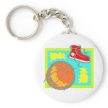 Ball & Shoes Key Chain