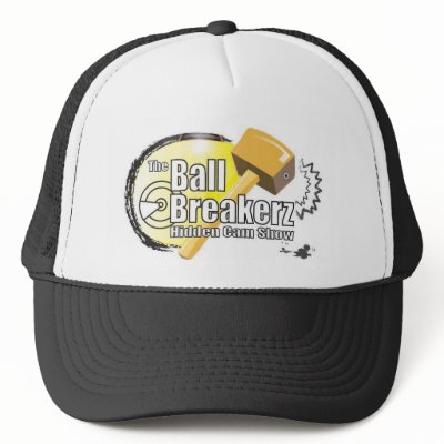 ballbreakers logo edit trucker hats by Ballbreakerz