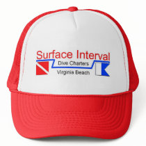 Ballcap #1, Red, with logo hats by Surface_Interval Ballcap #1, Red, with logo hats