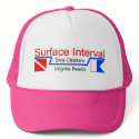 Ballcap #3, Pink, with logo hats by Surface_Interval Ballcap #3, Pink, with logo hats