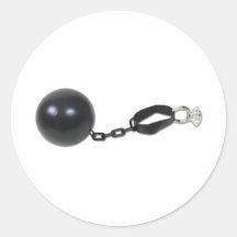 BallChainEngagement081510 Round Sticker