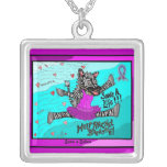 Balleria Zebra Help Rachel Breathe!! Necklace