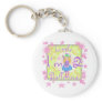 Ballerina 2nd Birthday Tshirts and Gifts Key Chain