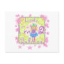 Ballerina 2nd Birthday Tshirts and Gifts Post Cards