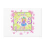 Ballerina 5th Birthday tshirts and Gifts Post Cards