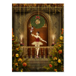 Ballerina and Nutcracker Digital Art Postcard