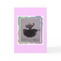 Ballerina Birthday Card