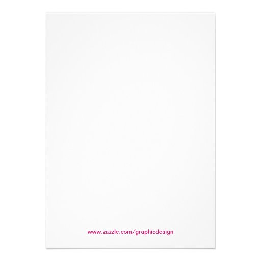 Ballerina Birthday Girl Personalized Announcement