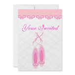 Ballerina Birthday Custom Announcement