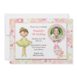 Ballerina Birthday Party Invitation