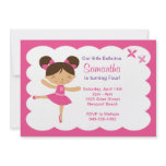 Ballerina Birthday Party Invitation