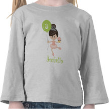 Ballerina Birthday Toddler T-shirt