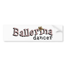Ballerina bumper stickers by SoCalTeeShirts Ballerina bumper stickers