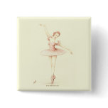 Ballerina Pinback Buttons