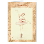 Ballerina Greeting Card