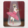 Ballerina Cat Chocolate Point Siamese, Pink Tutu, Mousepad