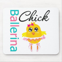 Ballerina Chick mousepads