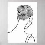 Ballerina Coiffure Poster