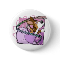 Ballerina Corgi buttons