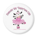 Ballerina Cow Fridge Magnets