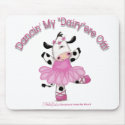 Ballerina Cow mousepads