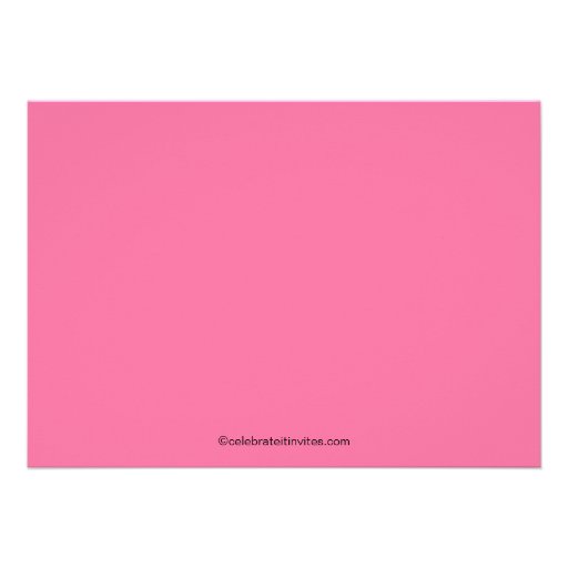 Ballerina Dance Birthday Invitation