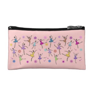 Ballerina Dance Cosmetic Bags
