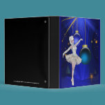 Ballerina Dancer Girl 3 Fantasy Christmas Binder