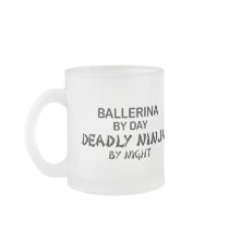 Ballerina Deadly Ninja by Night Coffee Mugs