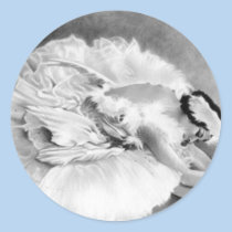 Ballerina Dying Swan Sticker stickers