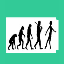 Ballerina Evolution Darwin's Ballerina--Funny t-shirts by gailg1957 Ballerina Evolution Darwin's Ballerina--Funny t-shirts