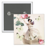 Ballerina Fairy Button