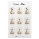 Ballerina Fairy Cupcake Toppers Stationery Paper