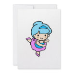 Ballerina Girl 2 Personalized Announcement