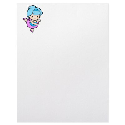 Ballerina Girl 2 Letterhead Design by OccupationStation