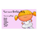 Ballerina Girl - Customize business cards by myhome71 Ballerina Girl - Customize business cards